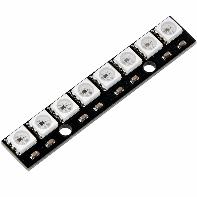 WS2812 8 Bit RGB LED (straight)